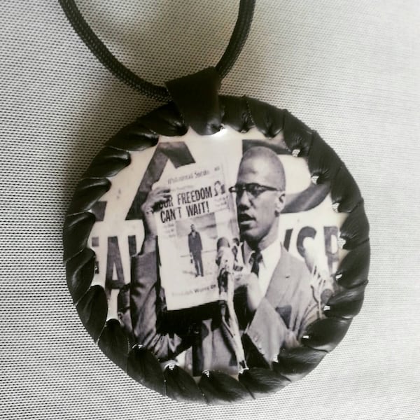 Malcolm X medallion