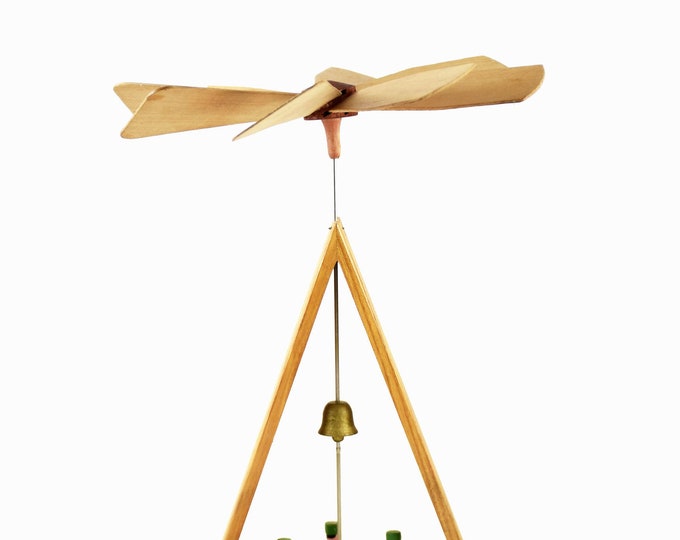 Vintage German Wooden Carrousel VEB With Figurines Etsy