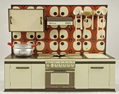 Items similar to Vintage children's toy kitchen on Etsy