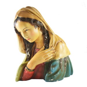 Beautiful vintage Madonna bust