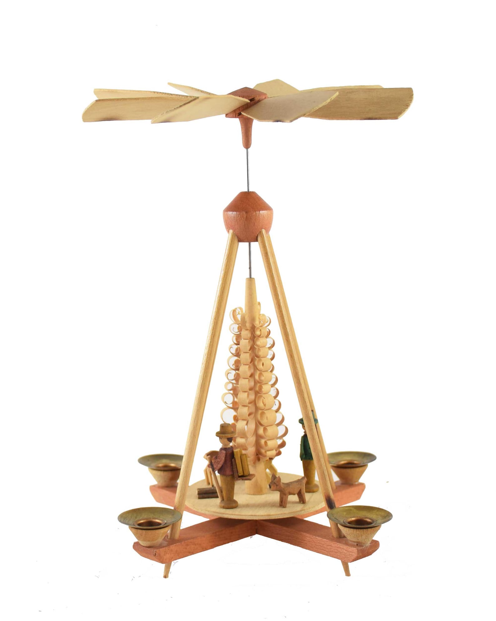 Vintage German wooden Christmas carrousel