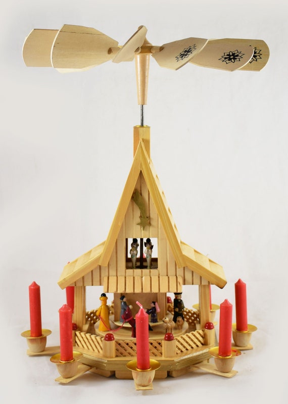 German Christmas Pyramids Let Light and Movement Brighten Your