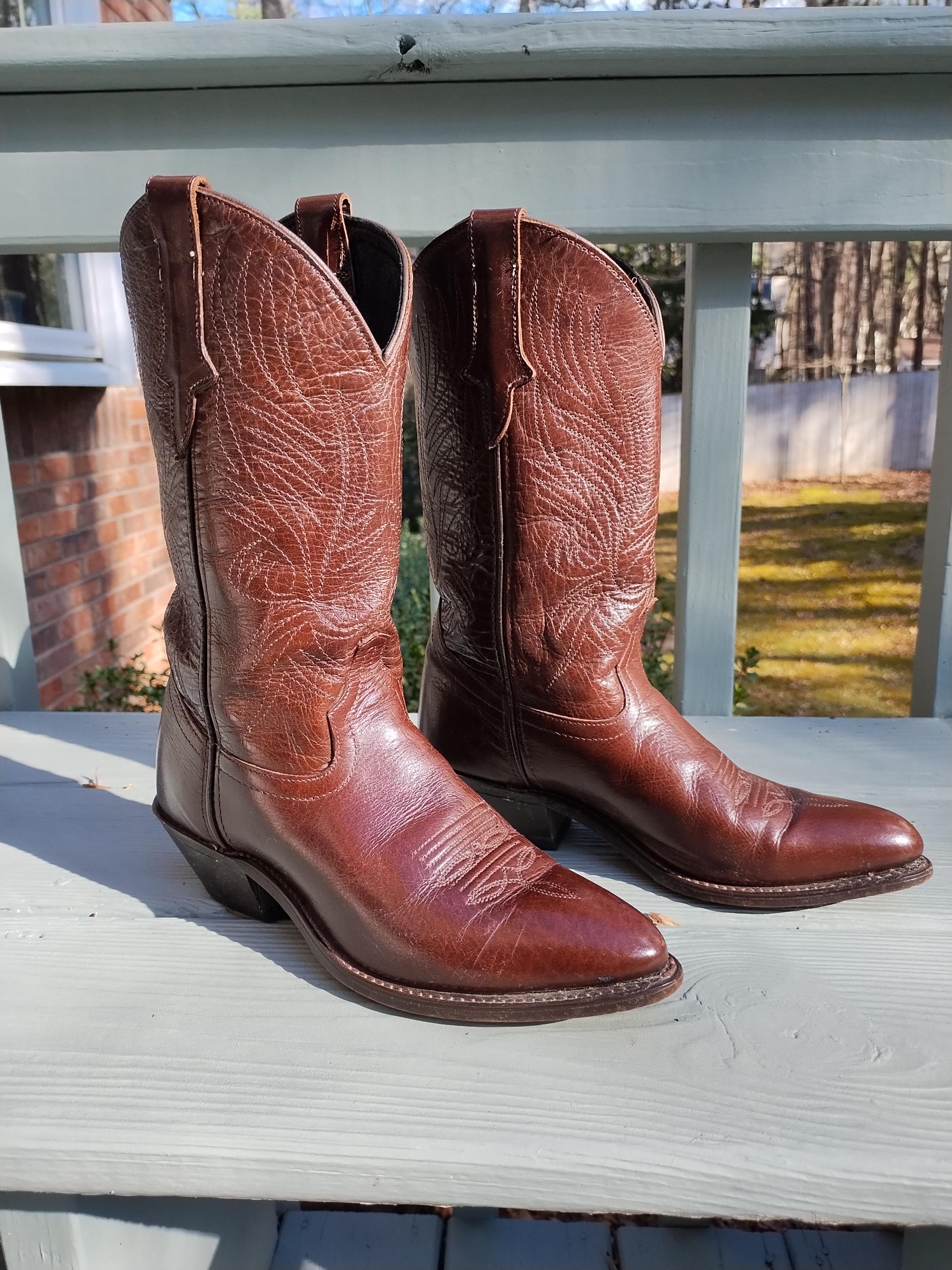 90s Western Boots - Etsy