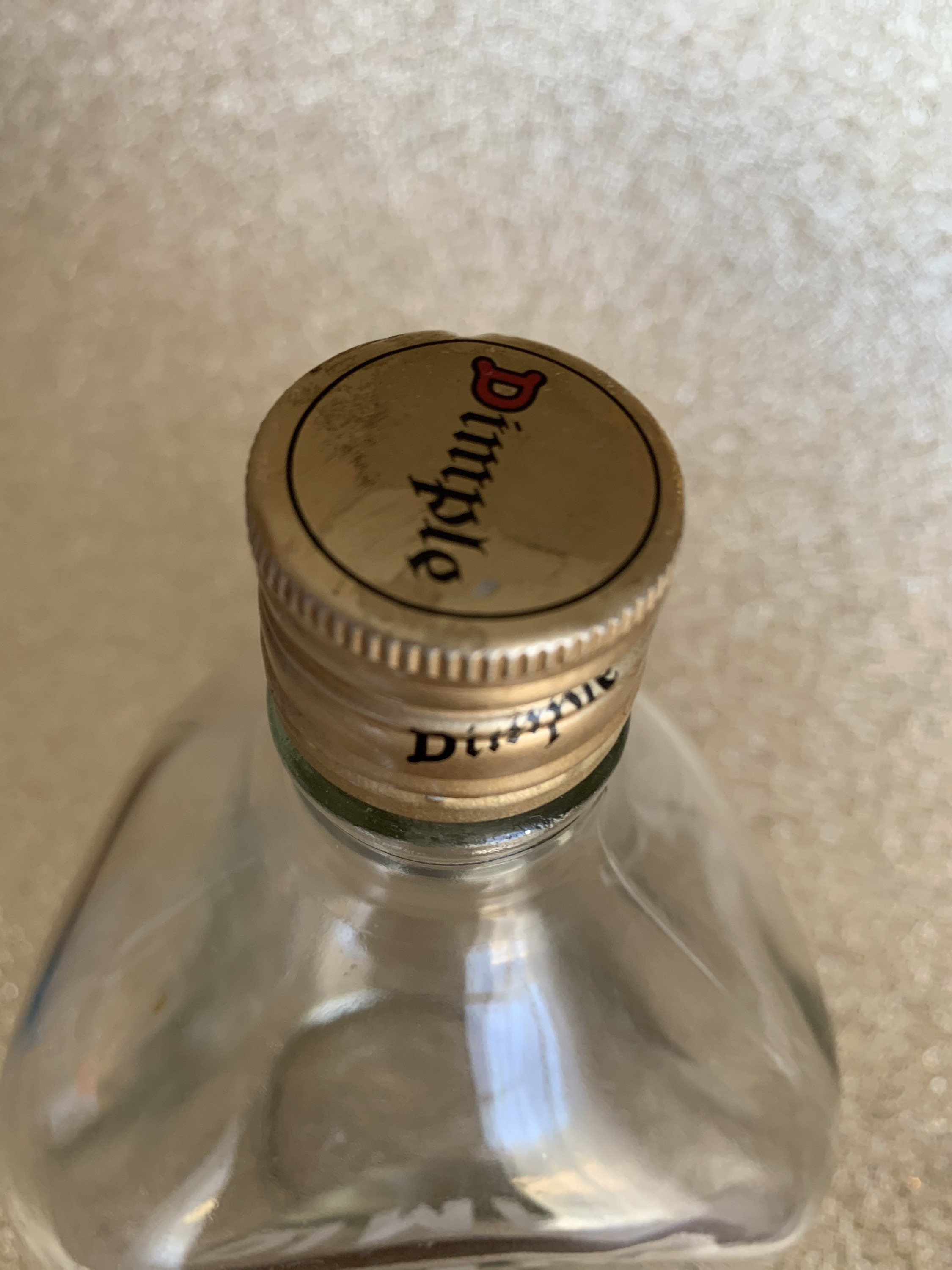 Vintage Dimple Whiskey Scotch Glass Bottle John Haig Bar Decor - Etsy