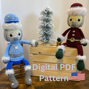 Nutcracker Crochet Pattern PDF- a crochet pattern for a Christmas  shelf sitter perfect for all nutcracker collectors