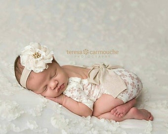 white newborn girl outfit