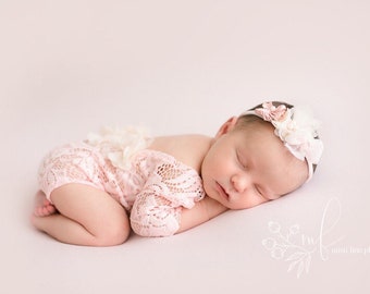 Newborn Lace Outfit Newborn Photo Props Girl Baby Girl Coming Home From Hospital Outfit Newborn Props Newborn Lace Personalized Outfit