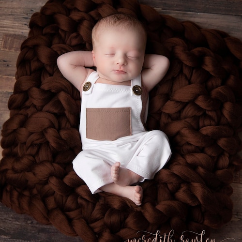 Sitter Boy Photo Outfit Sitter Neutral Props Baby Boy Romper Etsy