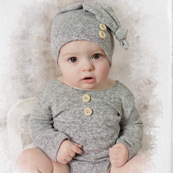 Sitter boy props, photo outfit, 9-12 months sitter photography, baby boy long sleeve romper,photo overalls boy, tan gray beige,twin boys