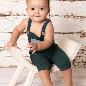 Sitter boy photo outfit baby boy props, baby photography, 6 colors romper 3,6,9 mo sitter photo shoot, sitter photography prop. RTS image 10