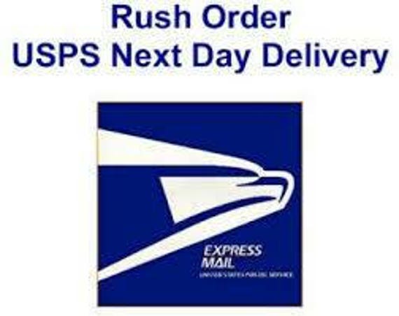 Express delivery upgrade. Next day delivery. Overnight delivery.
