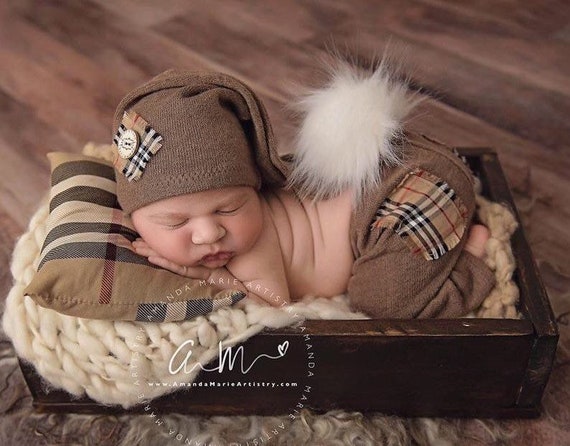 Photographie de bébé garçon, garçon de tenue photo de 0 à 3 mois