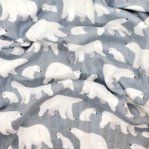 Double layered 100% muslin cotton baby swaddle blanket