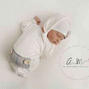 Newborn photo shoot, Sleeper photo Romper, baby boy, Photo Props, orange green brown Footed Sleeper, Photo Outfit, Photography Prop Overalls