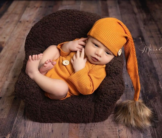 Newborn boy photo outfit white newborn boy photography,romper and hat, baby boy photo props,baby boy photo outfit,boy overalls for pictures