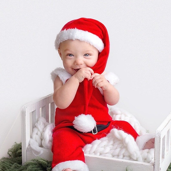 Baby Santa Costume Etsy