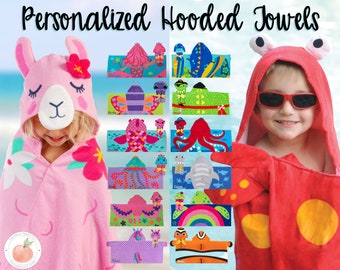 monogrammed kids towels