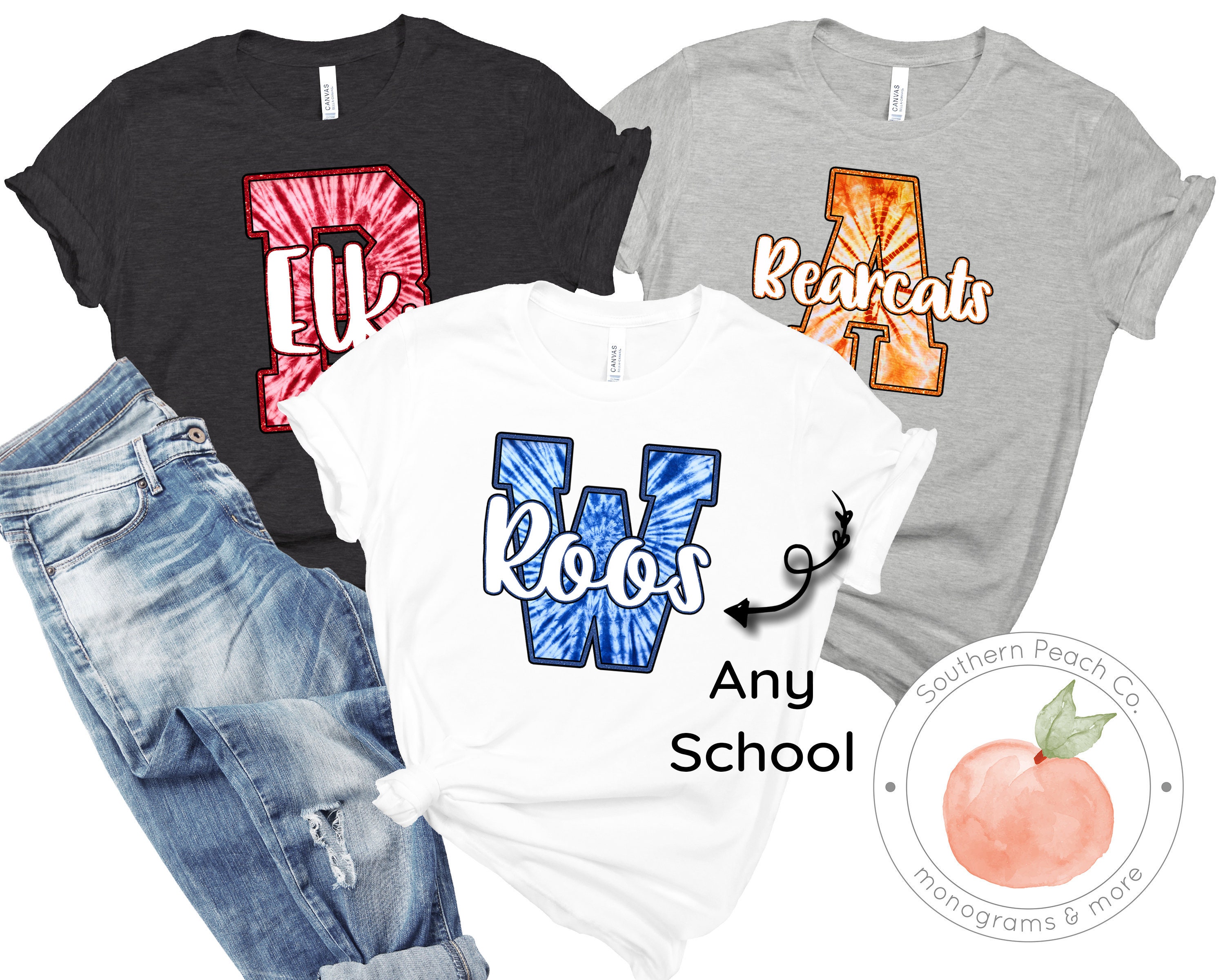 School Spirit Shirts, teacher shirts, School Shirt, Sports Mom Shirt,…