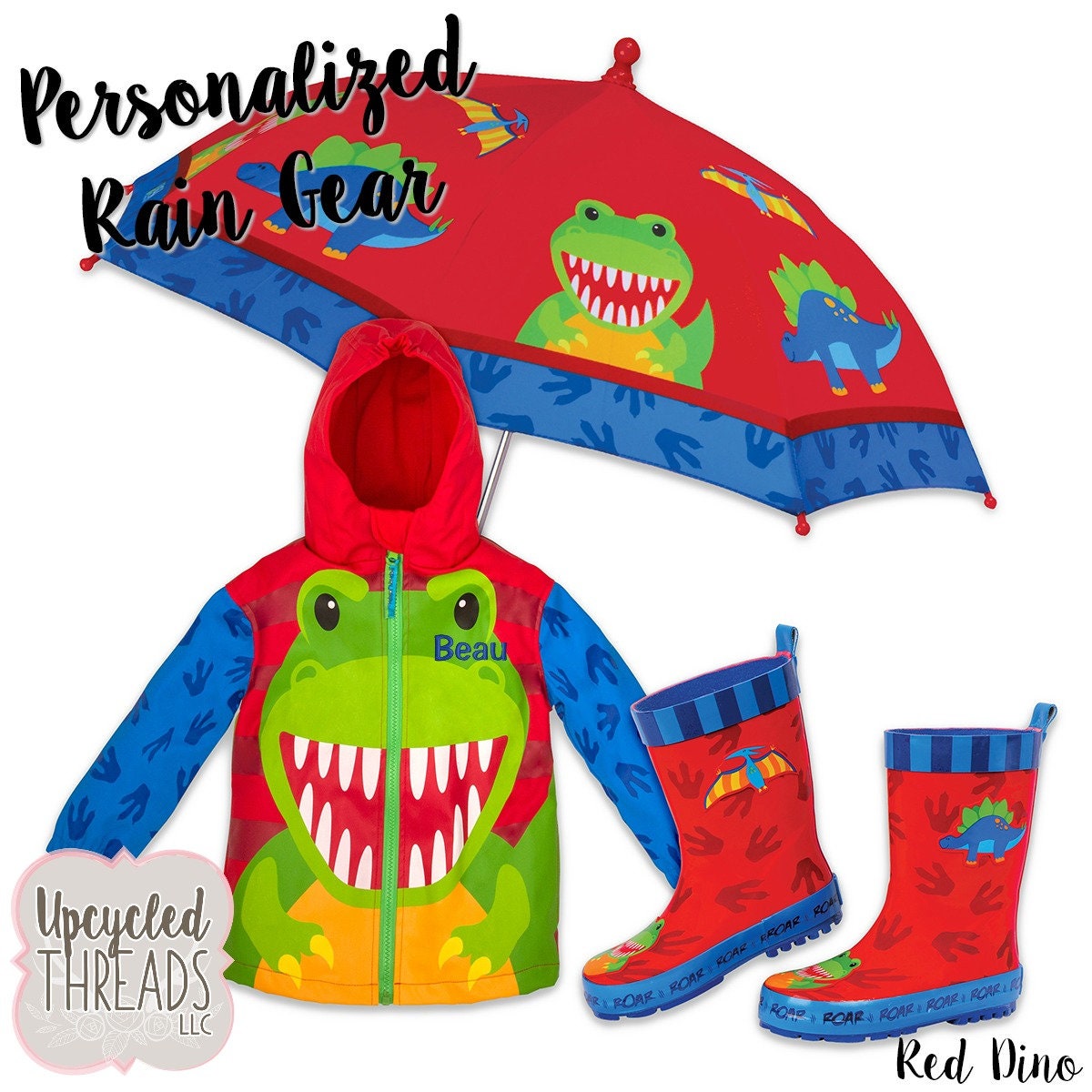 personalized rain boots