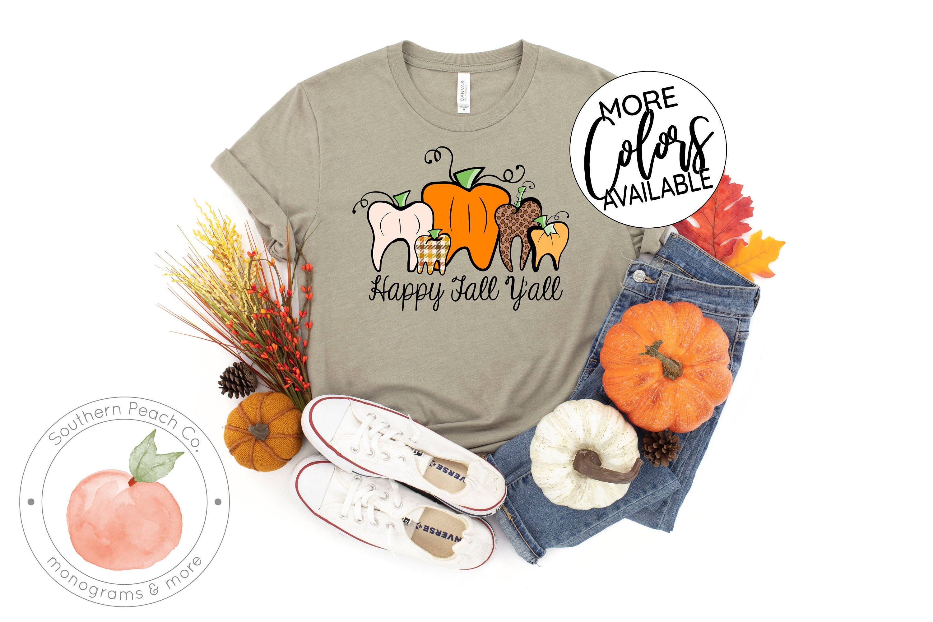 Dental T Shirt, Fall Shirt, dental hygienist tee, Thanksgiving, Hallo…