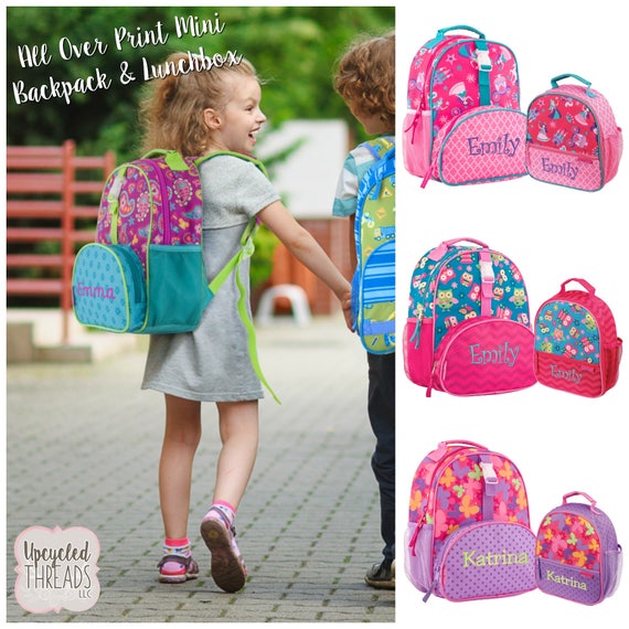 girl backpacks with lunch box