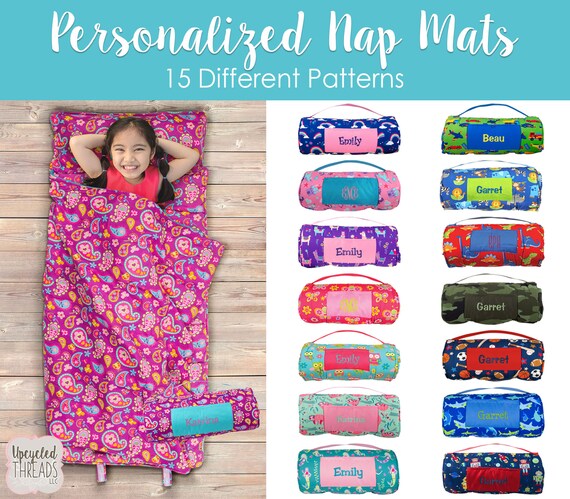 Personalized School Nap Mat Stephen Joseph Toddler Nap Mat Etsy