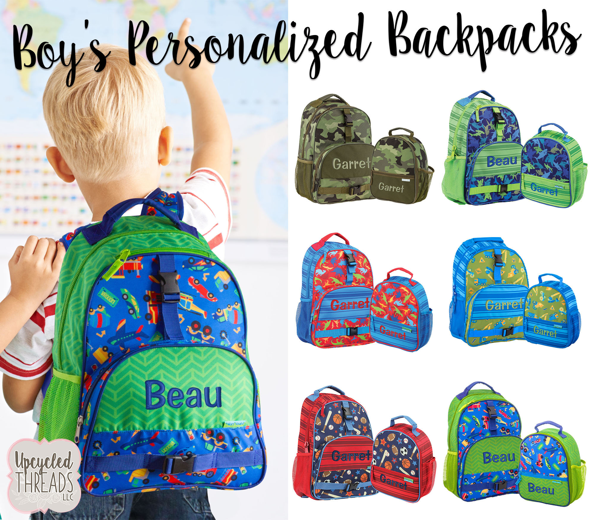 Personalized Kids Backpack Backpack Sets Boys Backpacks and Etsy