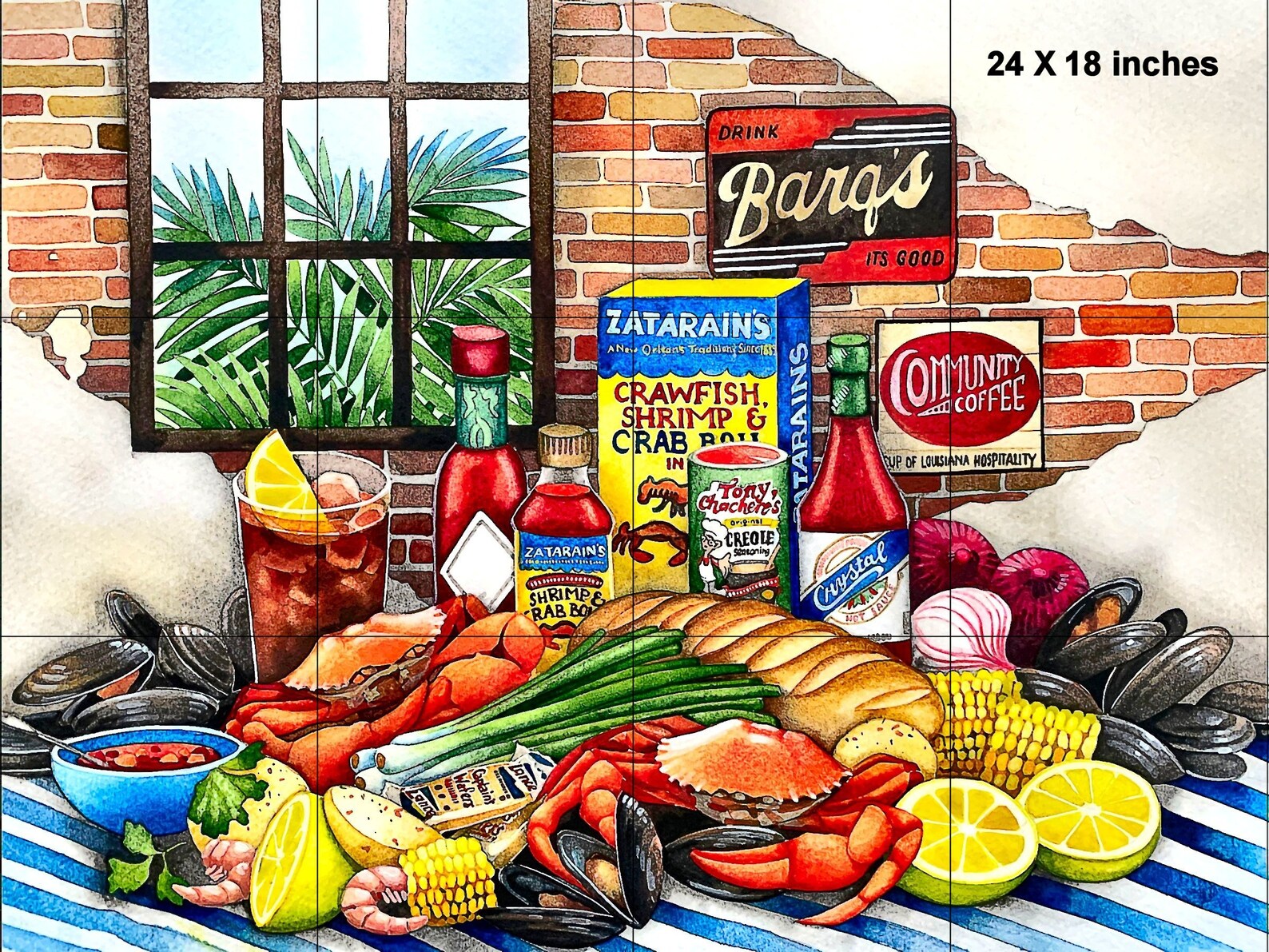 Esta es una obra de arte mural de azulejos de 12 X 18 pulgadas | Etsy