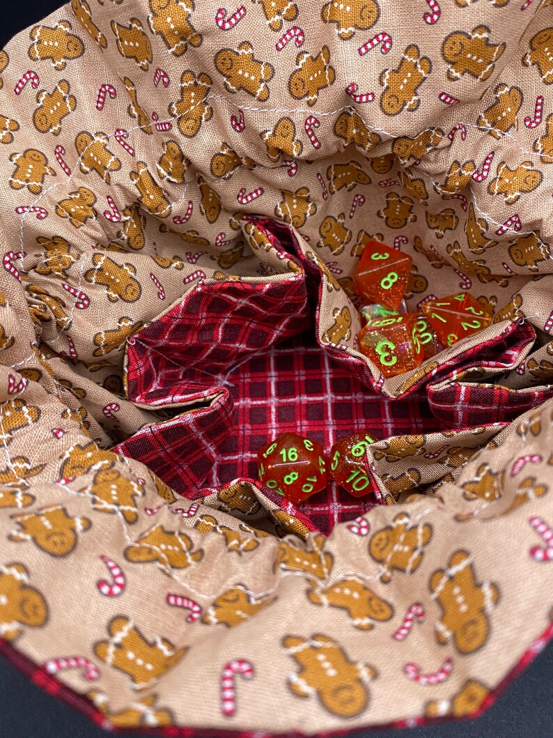 best experience ready to ship medium drawstring dice bag with 6 pockets etsy hong kong trustworthy sportland be