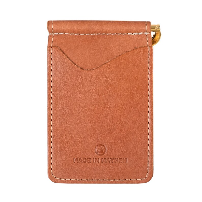 Personalized Wallet Copper Leather Wallet Money Clip Wallet Wallet For Men Leather Money Clip Minimalist Wallet Wallet For Women - 