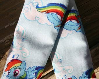 Pony rainbows with baby pink strap covers