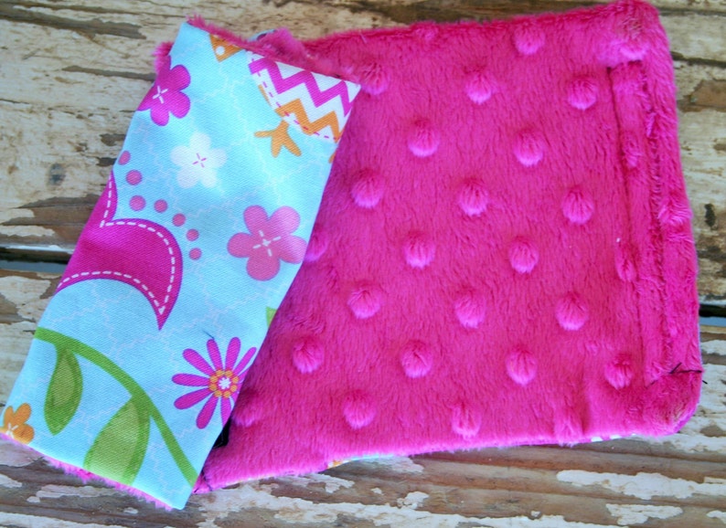 Pink Owls and Hot Pink Minky Car Seat Strap Covers for Infant Etsy