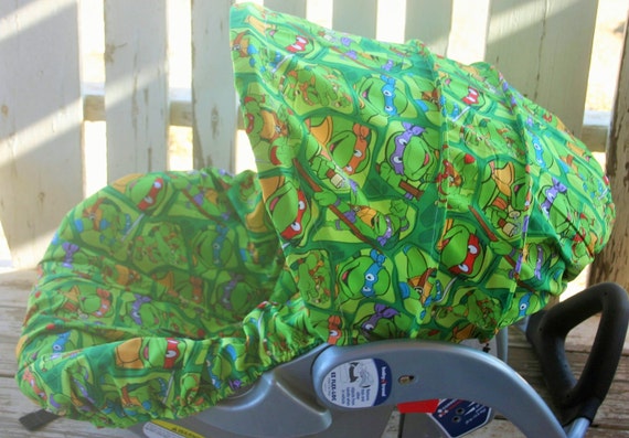 Teenage Mutant Ninja Turtles Infant Car Seat Cover And Hood