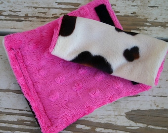 baby/toddler strap covers- brown cow- cowboy- western- boy- girl- unisex- pink minky - black minky- infant- stroller- baby