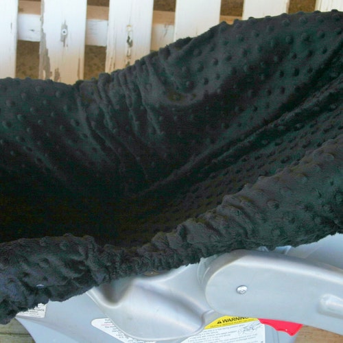 Baby Car Seat Cover and Hoo Cover Black and White Cow Print Etsy