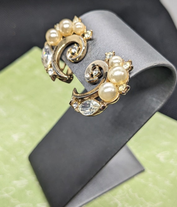 Alfred Philippe Earrings Vintage Crown Trifari 19… - image 5