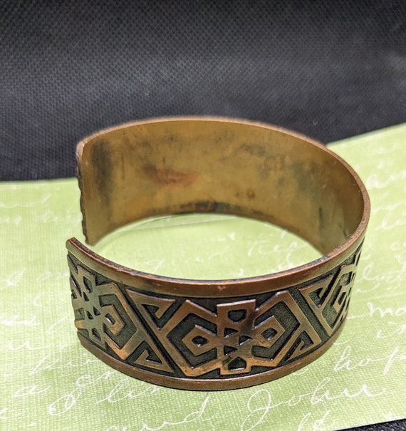 Vintage Park Lane Southwestern Tribal Copper Boho… - image 6