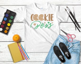 Youth Cookie Boss camiseta de poliéster