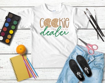 Camiseta de poliéster Youth Cookie Dealer