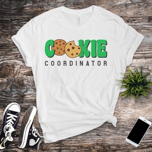 Cookie Coordinator Girl Scout Unisex T Shirt Cookie Letters