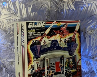 Vintage Original Hasbro 1980s G.I. Joe COBRA TERROR DROME Play Set