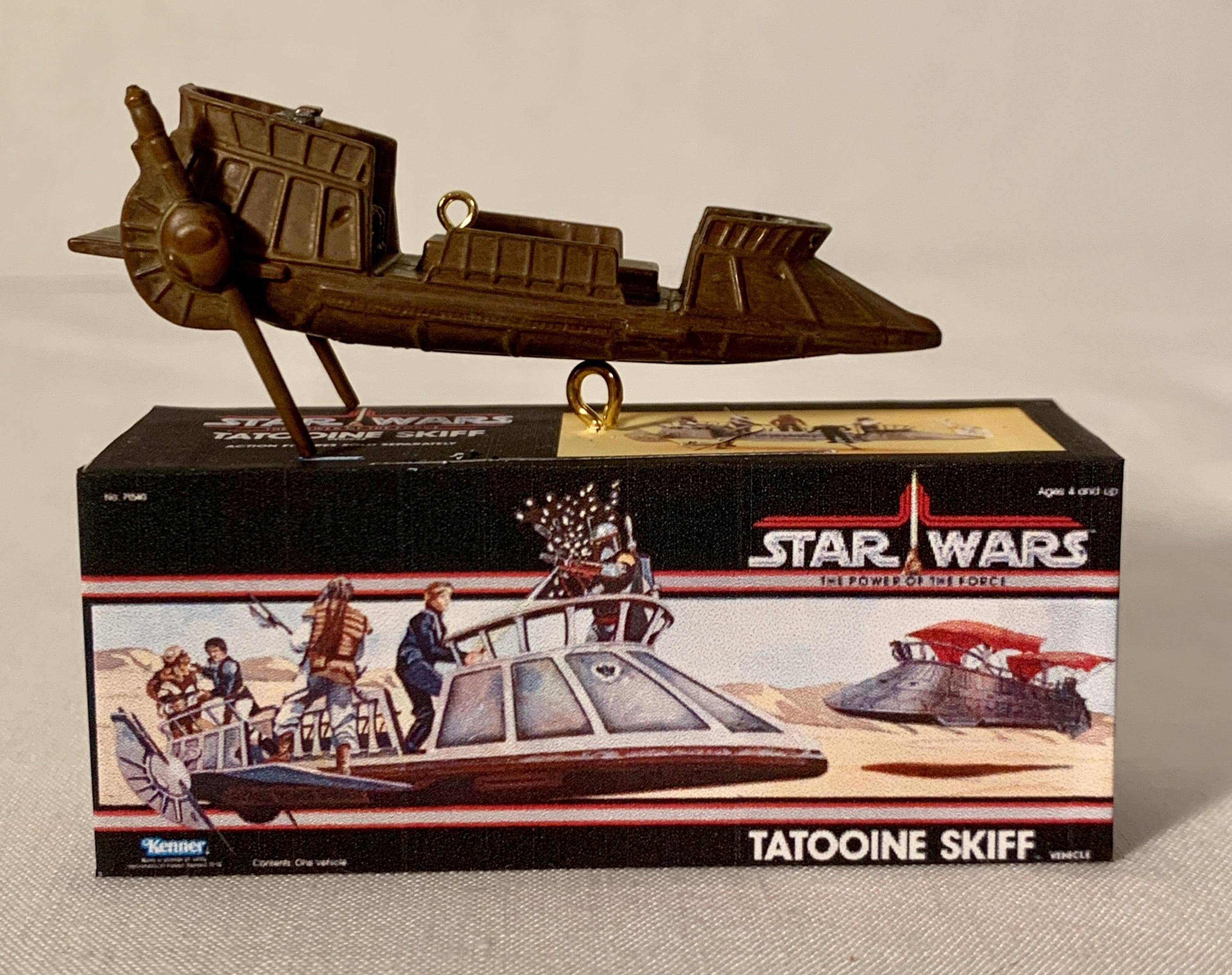 Vintage Original Kenner Star Wars POTF Tatooine SKIFF Miniature