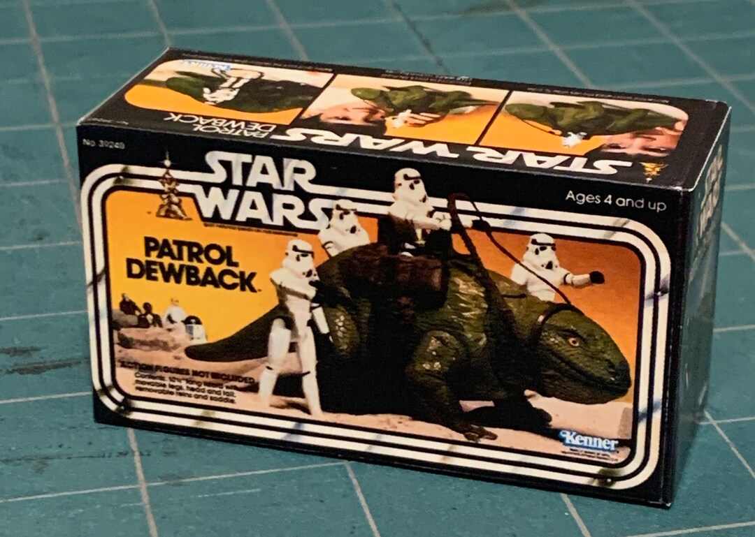 Vintage Original Kenner Star Wars Toy PATROL DEWBACK Box Etsy