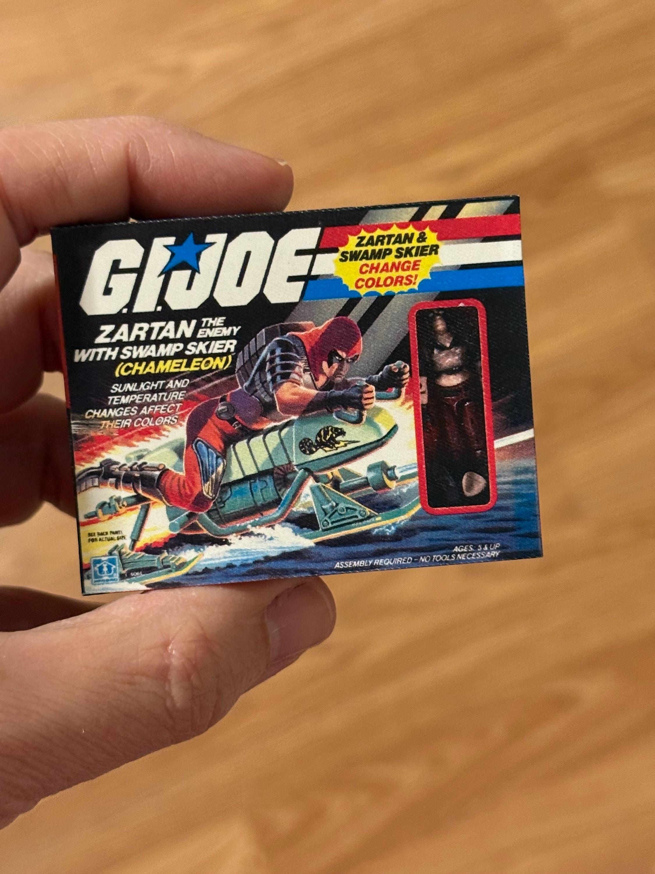 Vintage Original Hasbro 1980s G.I. Joe COBRA ZARTAN W/ Swamp Skier