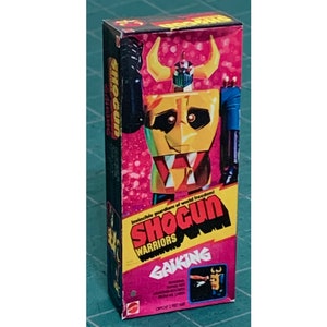 Vintage Original Mattel Shogun Warriors GAIKING Miniature Toy Box Christmas Ornament / Refrigerator Fridge Magnet