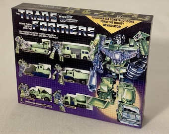 Vintage Original Hasbro G1 Transformers DEVASTATOR Magnet