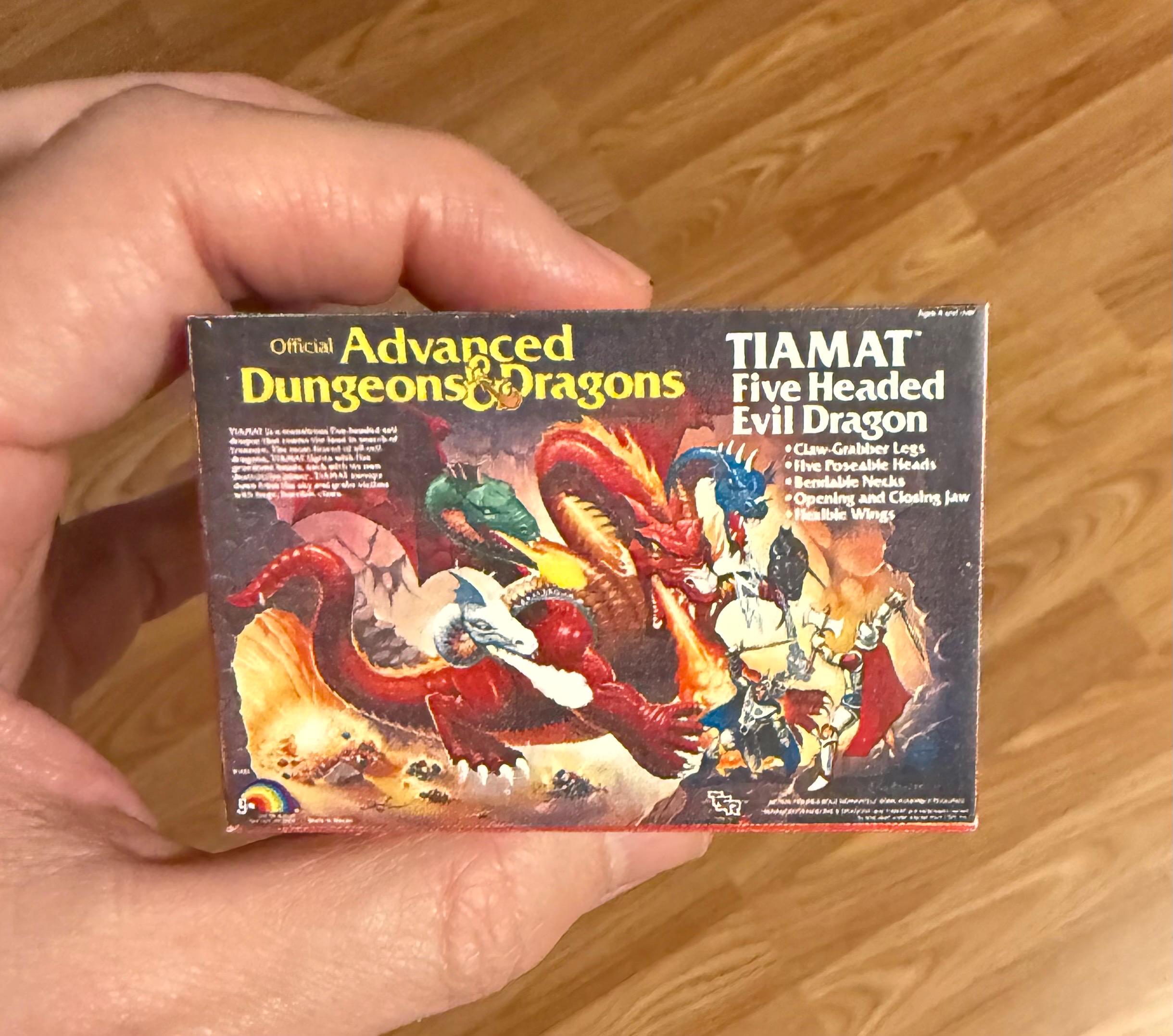 Vintage Original LJN TSR Miniature Dungeons & Dragons TIAMAT Evil
