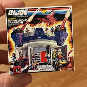 Vintage Original Hasbro 1980s G.I. Joe COBRA TERROR DROME Play Set