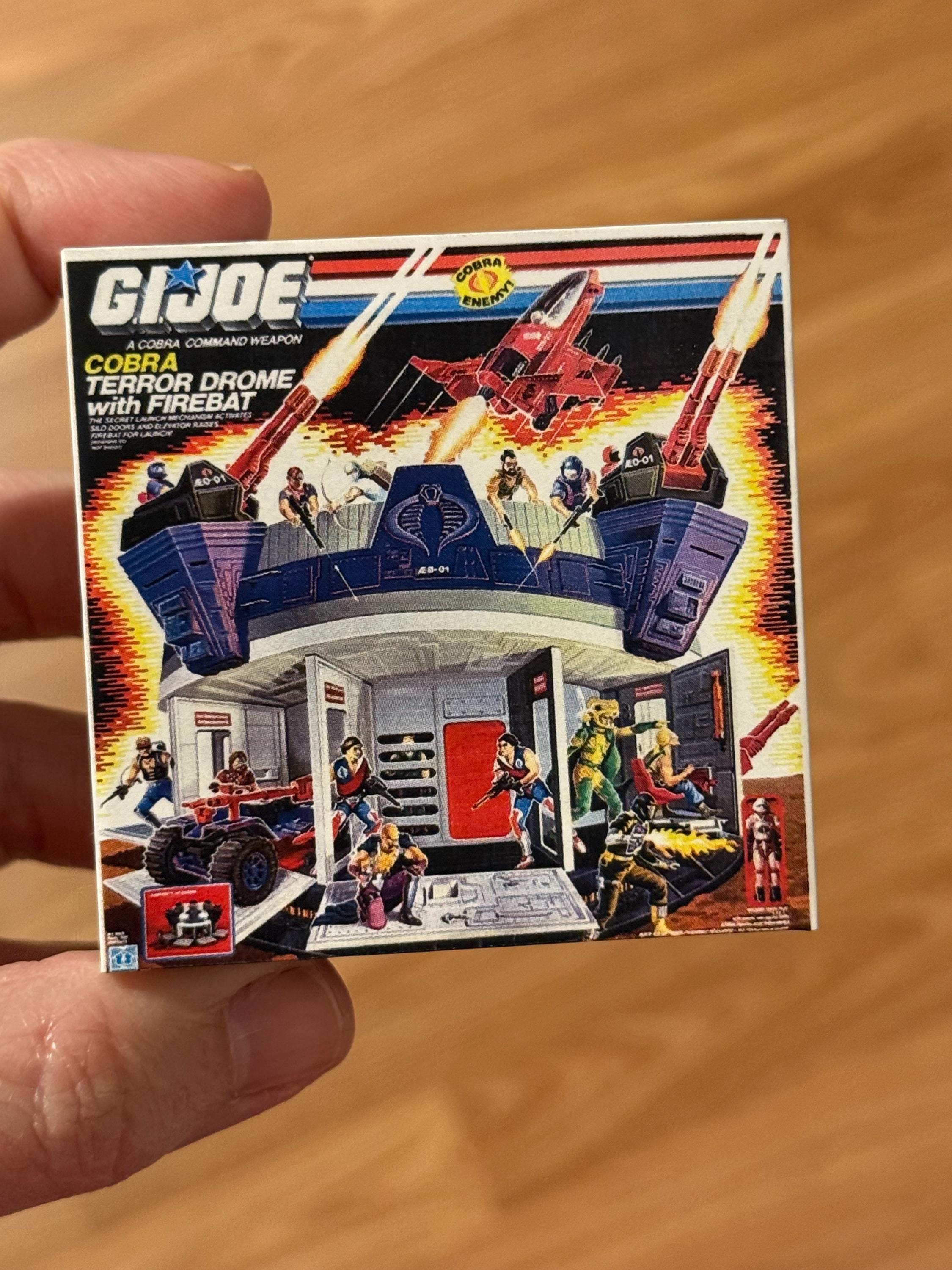 Vintage Original Hasbro 1980s G.I. Joe COBRA TERROR DROME Play Set