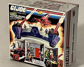 Vintage Original Hasbro 1980s G.I. Joe COBRA TERROR DROME Play Set